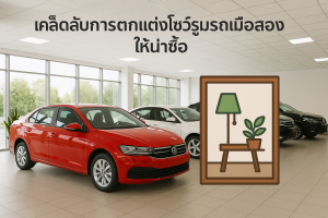 เคล็ดลับการตกแต่งโชว์รูมรถมือสองให้น่าซื้อ