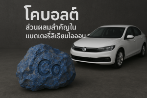 โคบอลต์: ส่วนผสมสำคัญในแบตเตอรี่ลิเธียมไอออน