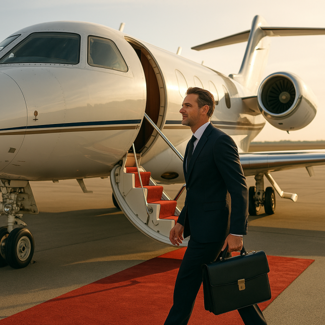 ทำไมเศรษฐีและนักธุรกิจถึงเลือกใช้ Private Jet