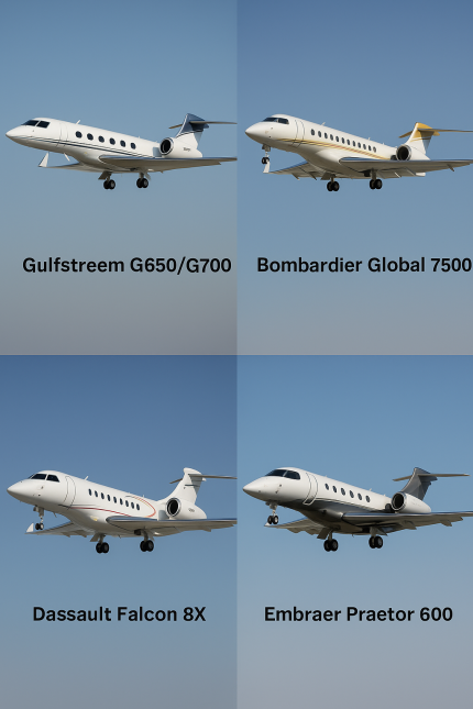 Private Jet รุ่นยอดนิยมของเศรษฐีโลก