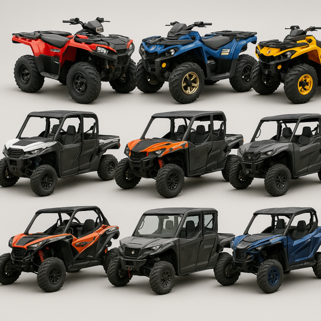 10 รุ่นยอดนิยมของ ATV และ UTV ในปีนี้