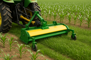 รถตัดหญ้าแถว (Row Crop Mower): เครื่องจักรเพื่อความเรียบร้อยของไร่