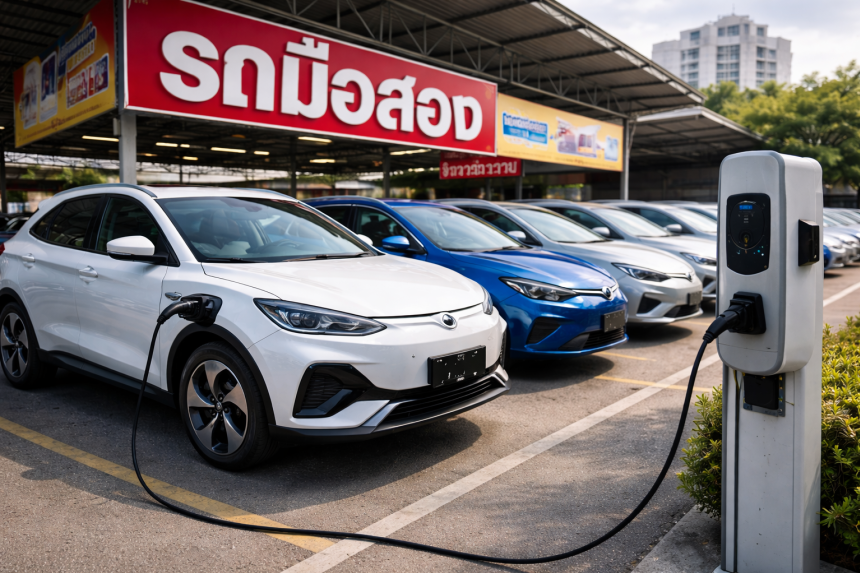 รถไฟฟ้ามือสอง (EV มือสอง) กำลังมา! ควรซื้อหรือควรรอ