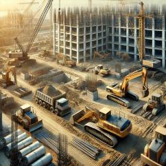 การเลือกซื้อเครื่องจักรกลหนักสำหรับงานก่อสร้างขนาดใหญ่