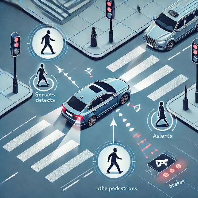 ระบบเตือนคนเดินถนน (Pedestrian Detection) ปกป้องทั้งคนขับและคนเดินถนน