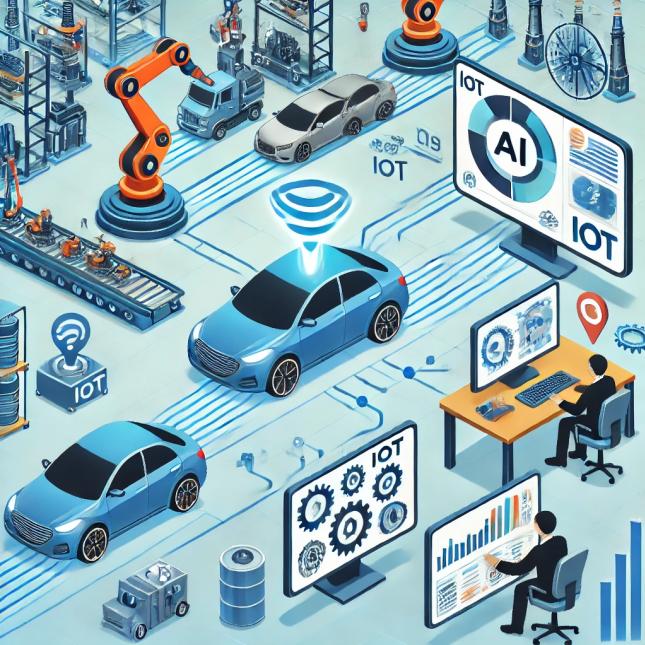 บทบาทของเทคโนโลยี AI และ IoT ในการปรับปรุงประสิทธิภาพซัพพลายเชนของอุตสาหกรรมรถยนต์