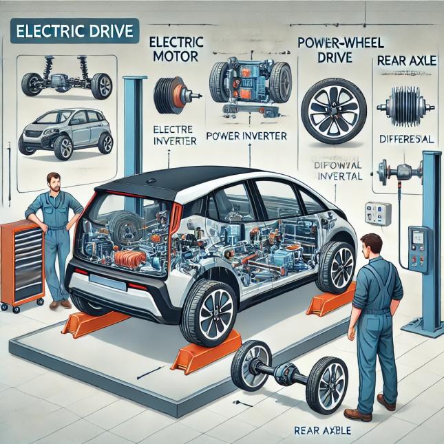 เทคโนโลยีที่ช่างต้องรู้ในระบบขับเคลื่อนล้อหลังของรถ EV