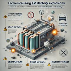 ปัจจัยที่ทำให้แบตเตอรี่รถ EV ระเบิด: ความจริงและความเข้าใจผิด