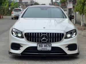 Mercedes-Benz, E-Class 2018 เบนซ์ทรงหรู สีขาว เบาะแดง ราคาไม่แรง Mellocar