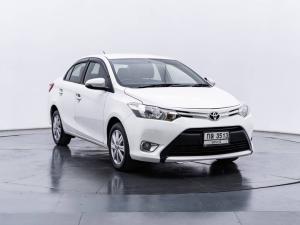 โตโยต้า วีออส ปี 2016 สีขาว - รถมือสอง รถไมล์น้อย Toyota, Vios 2016