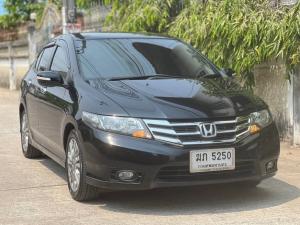 HONDA NEW CITY 1.5SV (MNC)ไฟใหม่ ตัวท้อป TOP ปี 12 สีดำ  ออโต้ Honda, City 2012