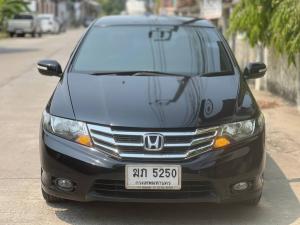 HONDA NEW CITY 1.5SV (MNC)ไฟใหม่ ตัวท้อป TOP ปี 12 สีดำ  ออโต้ Honda, City 2012