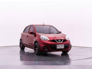 NISSAN MARCH 1.2 E ปี 2018 เครื่องยนต์ 1200 cc  เกียร์ออร์โต้ สีแดง Nissan, March 2018