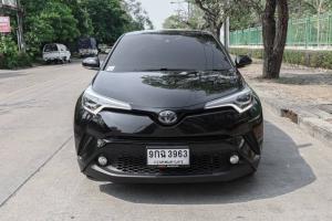 #TOYOTA #CHR 1.8 HV HI 2019 เลขไมล์ : 83,152 สี : ดำ Toyota, C-HR 2019