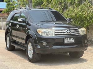 FORTUNER CHAMP  7ที่นั่ง Wagon 4dr  7st 3.0V 2 WD TOP สีดำ ปี 2009  ออโต้ Toyota, Fortuner 2009