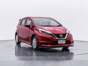 Nissan NOTE 1.2 V ปี 2018  เกียร์ออร์โต้ สีแดง เลขไมล์ 39,xxx กม. Nissan, Note 2018