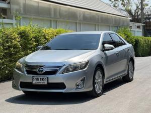 TOYOTA. CAMRY HYBRID 2.5 DVD ปี2012 สีเทา - รถมือสอง Toyota, Camry 2012