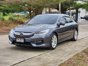 Honda, Accord 2016 HONDA ACCORD 2.0 EL NAVI TOP (MNC) TOP (G9) ปี 2016 สีเทา เกียร์ออโต Mellocar