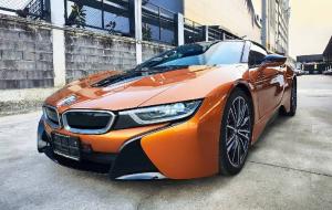 BMW, i8 2018 BMW #i8 1.5 HYBRID ROADSTER สีส้ม เกียร์ออโต้ วิ่งน้อยมากเพียง 6,XXX KM Mellocar