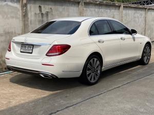 #Benz #E350e Exclusive 2017 สีขาว Polar White + เบาะสีน้ำตาล - รถเบนซ์มือสอง Mercedes-Benz, E-Class 2017