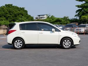 Nissan, Tiida 2008 Nissan Tiida 1.6 S ปี 2008  เกียร์ออร์โต้ สีขาว  - รถมือสอง Tiida Mellocar