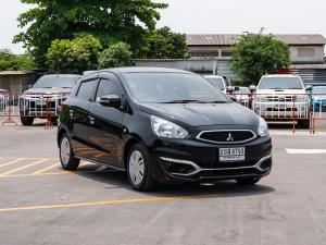 MITSUBISHI Mirage  1.2 GLX  ปี 2018   เกียร์ออร์โต้ สีดำ - รถมือสอง มิราจ มือสอง Mitsubishi, Mirage 2018