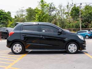 Mitsubishi, Mirage 2018 MITSUBISHI Mirage  1.2 GLX  ปี 2018   เกียร์ออร์โต้ สีดำ - รถมือสอง มิราจ มือสอง Mellocar