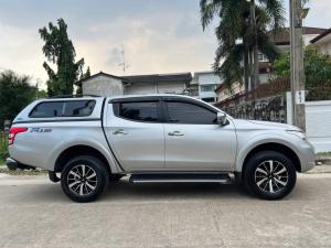 Mitsubishi, Triton 2015 MITSUBISHI TRITON  Pickup  Dobble Cab   Y2015  สีเทา เกียร์ออโต้ Mellocar