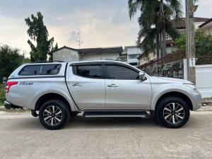 MITSUBISHI TRITON  Pickup  Dobble Cab   Y2015  สีเทา เกียร์ออโต้ Mitsubishi, Triton 2015