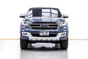 รถมือสอง FORD EVEREST 2.2 TITANIUM PLUS 2WD SUNROOF AT 2017 สีฟ้า Ford, Everest 2017