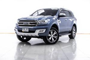 Ford, Everest 2017 รถมือสอง FORD EVEREST 2.2 TITANIUM PLUS 2WD SUNROOF AT 2017 สีฟ้า Mellocar