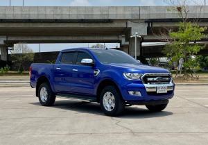 FORD  RANGER, 2.2 XLT โฉม HI-RIDER  DOUBLE CAB สีน้ำเงิน เกียร์ออโต้ Ford, Ranger 2017