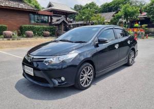 Toyota, Vios 2015 TOYOTA  VIOS 1.5S TOP A/T  ปี 2015   สีดำ เบรค ABS เบาะผ้าสีดำ  - รถมือสอง Mellocar