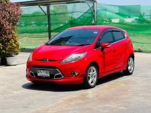 FORD  FIESTA 1.6S SPORT ปี2012 สีแดง เกียร์ออโต้ เครื่องเบนซิน  ราคา 179,000บาท Ford, Fiesta 2012