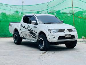 MITSUBISHI  TRITON PLUSH DOUBLECAB 2.5 ปี2012 สีขาว เกียร์ออโต้ เครื่องดีเซล Mitsubishi, Triton 2012