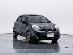 Nissan, March 2017 Nissan MARCH 1.2 E ปี 2017  เกียร์ออร์โต้ สีดำ เลขไมล์ 27,,xxx กม. Mellocar