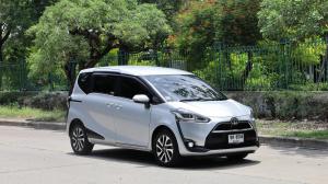 Toyota  SIENTA 1.5 ปี  2018  เลขไมล์ : 76,091 สีเทา - รถมือสอง Toyota, Sienta 2018