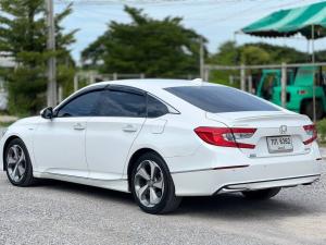 NEW HONDA ACCORD   Sedan 4dr 2.0 HYBRID Y2020 สีขาว เกียร์ออโต้ Honda, Accord 2020