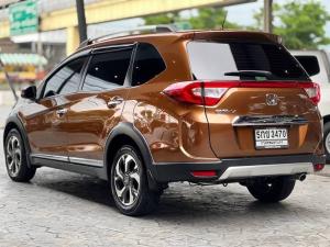 Honda, BR-V 2016 HONDA BRV 1.5 SV (7ที่นั่ง) ปี16 สีน้ำตาล เกียรออโต้ Mellocar