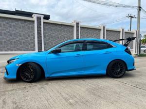 NEW HONDA CIVIC FK  1.5 TURBO สีขาว แรฟ สีฟ้า  ปี 2017 เกียรออโต้ Honda, Civic 2017