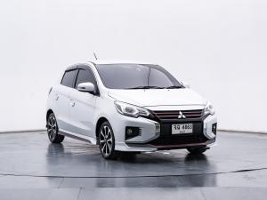 Mitsubishi Mirage 1.2 GLS ปี 2019 เกียร์ออร์โต้ สีขาว เลขไมล์ 42,,xxx กม. Mitsubishi, Mirage 2019