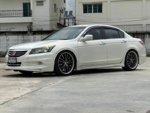 Honda, Accord 2012 HONDA ACCORD 2.0EL TOP NAVI (G8 ) ปี 2012  สีขาว  เกียร์ออโต้ ราคา 379,000 Mellocar