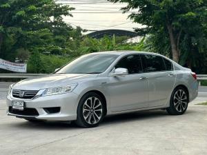 HONDA ACCORD Y15 MY14 Sedan 4dr Hybrid TECH i -VTEC CVT FWD 2.0i สีเทา ออโต้ Honda, Accord 2015