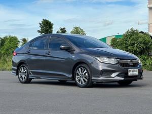 HONDA NEW CITY 1.5 V (MNC)  Y2017 สีเทาดำ  ออโต้ Honda, City 2017