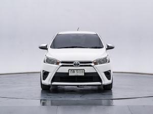 Toyota, Yaris 2014 Toyota Yaris 1.2 E ปี 2014  ระบบน้ำมันเบนซิน เกียร์ออร์โต้ สีขาว Mellocar