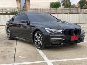BMW, 7 Series 2019 BMW 740Le M Sport 2019  ตัวท็อปสุด สีดำ+เบาะน้ำตาลไมล์ 4หมื่นkm Mellocar