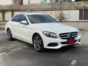 Mercedes-Benz, C-Class 2018 Benz C350e Avantgarde Plug-in HYBRID ปี 2018 สีขาว ไมล์ 79,xxx km Mellocar