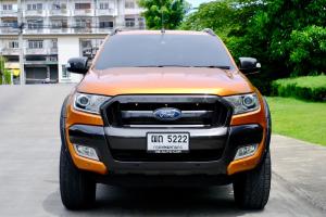 Ford ranger wildtrak 3.2 4WD  เครื่องยนต์: ดีเซล เกียร์: ออโต้  ปี: 2016 สี:ส้ม Ford, Ranger 2016