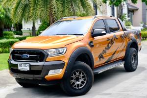 Ford, Ranger 2016 Ford ranger wildtrak 3.2 4WD  เครื่องยนต์: ดีเซล เกียร์: ออโต้  ปี: 2016 สี:ส้ม Mellocar