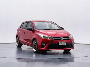 Toyota, Yaris 2014 Toyota Yaris 1.2 J ECO ปี 2014   เกียร์ออร์โต้ สีแดง เลขไมล์ 142,xxx กม. Mellocar